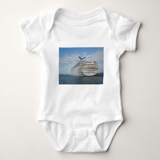Stern of the Carnival Sensation Cruise Ship Baby Bodysuit
