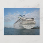 Stern Of The Carnival Sensation Cruise Ship Postcard at Zazzle