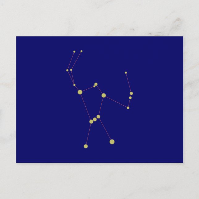 Sternbild Orion constellation Postcard (Front)