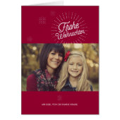 Sterne-Feiertags-Gruß (Front)