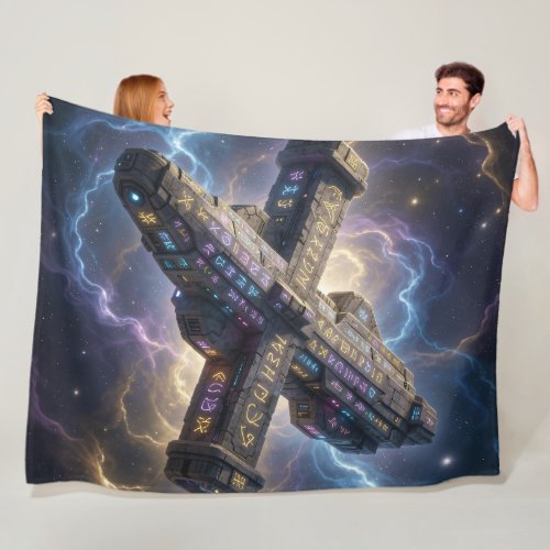 Sternenpfad – Reise durch das Universum´10 Fleece Blanket