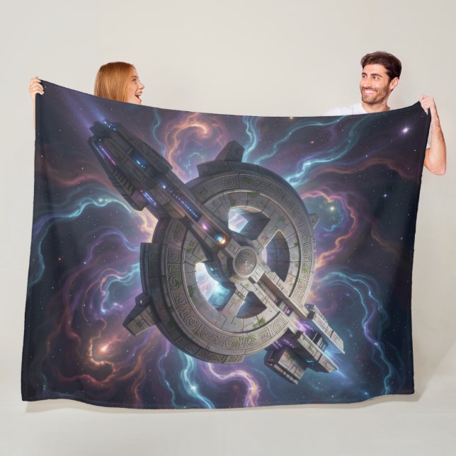 Sternenpfad – Reise durch das Universum´14 Fleece Blanket (In Situ)
