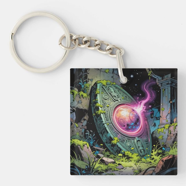 Sternenpfad – Reise durch das Universum´1 Keychain (Front)