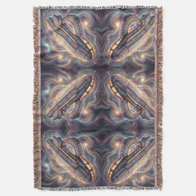 Sternenpfad – Reise durch das Universum´6 Throw Blanket (Front Vertical)