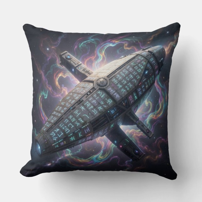 Sternenpfad – Reise durch das Universum´7 Throw Pillow (Front)