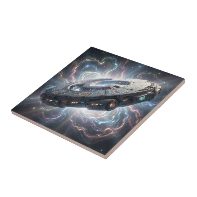 Sternenpfad – Reise durch das Universum´8 Ceramic Tile (Side)