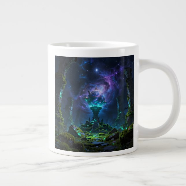 Sternenpfad – Reise durch das Universum Giant Coffee Mug (Right)