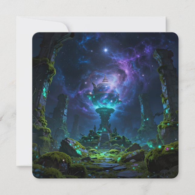 Sternenpfad – Reise durch das Universum Holiday Card (Front)