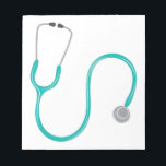 Stethescope Notepad<br><div class="desc">Here is the perfect prescription for fun. Get this cute design for the little doctors and nurses on t-shirts, hoodies, sweatshirts and more.</div>