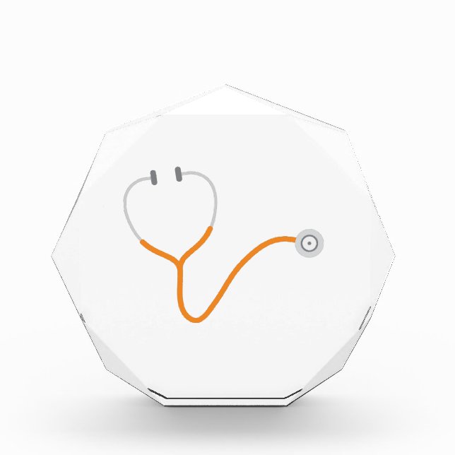 Stethoscope Acrylic Award (Front)