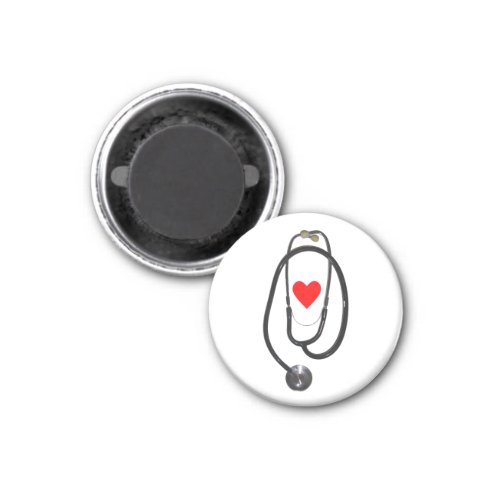 Stethoscope and Heart Magnet