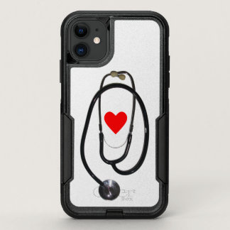 Stethoscope and Heart OtterBox Commuter iPhone 11 Case