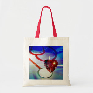 Stethoscope and Heart Tote Bag
