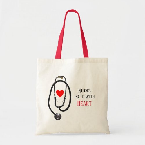 Stethoscope and Heart Tote Bag