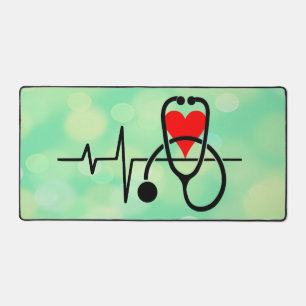 Stethoscope Doctor Nurse Healthcare Desk Pad