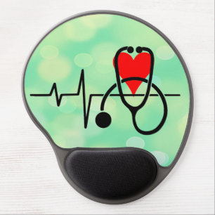 Stethoscope Doctor Nurse Healthcare Gel Mouse Pad