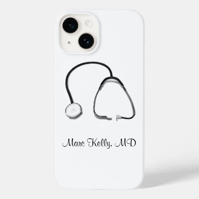 Stethoscope Doctor Nurse MD 4Mark Case-Mate iPhone Case (Back)