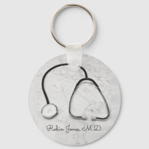 Stethoscope Doctos Nurses Hospitals 4Ann Keychain