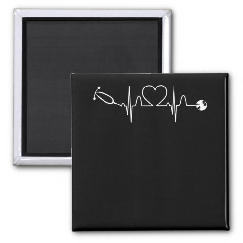 Stethoscope EKG Heartbeat Nurse Heart Hospital Magnet