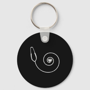 Stethoscope Heart Cute Nurse Traveling Nurse Keychain