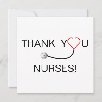 Stethoscope Heart Nurse Thank You