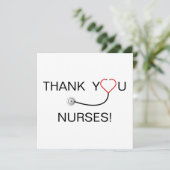 Stethoscope Heart Nurse Thank You | Zazzle