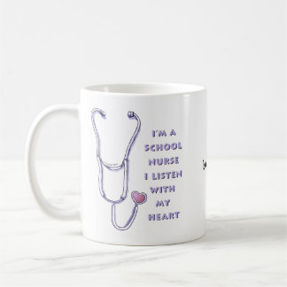 Stethoscope Heart School Nurse Coffee Mug