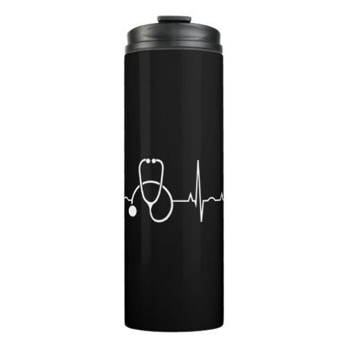 Stethoscope Heartbeat EKG Nurse Medical Doctor Thermal Tumbler