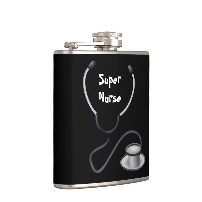 Stethoscope Hip Flask (Right)