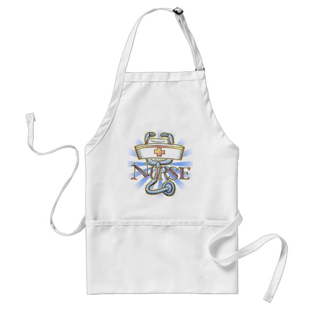 Stethoscope nurse  adult apron (Front)