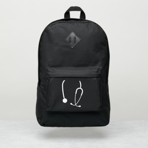 Stethoscope Nurse Doctor Funny Nurse Port Authority Backpack