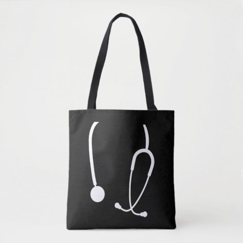 Stethoscope Nurse Doctor Funny Nurse Tote Bag