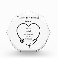 Stethoscope Nurse Healthcare Colleague Retirement