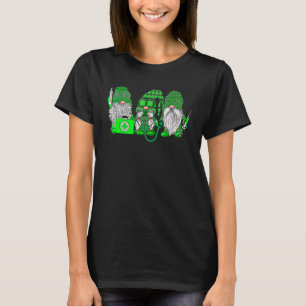 Stethoscope Nurse Life Irish Gnomes Nurse St. Patr T-Shirt