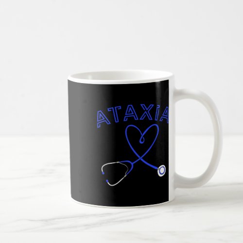 Stethoscope Nurse Neurological Hemiataxia Ribbon  Coffee Mug