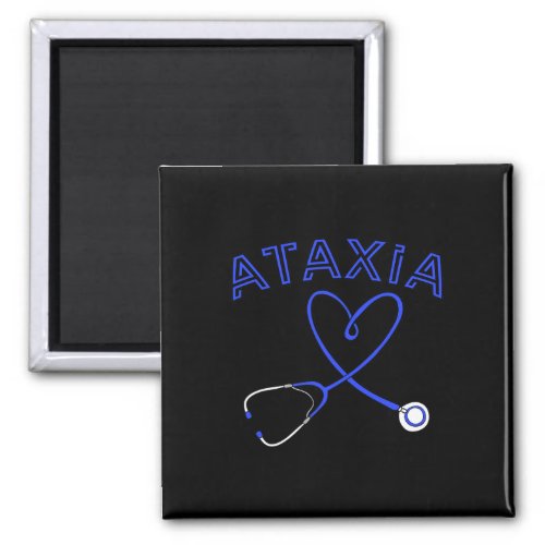 Stethoscope Nurse Neurological Hemiataxia Ribbon  Magnet