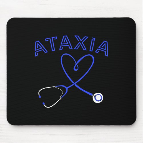 Stethoscope Nurse Neurological Hemiataxia Ribbon  Mouse Pad