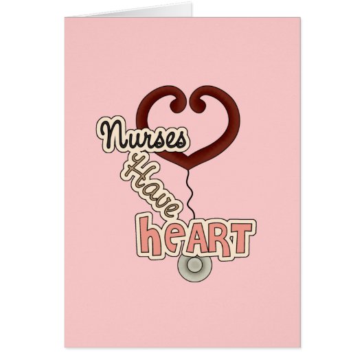 Stethoscope Nurses Have Heart T-shirts and GIfts (Front)