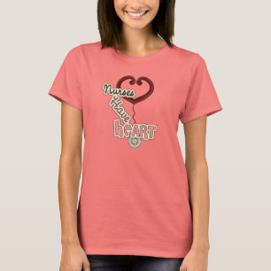 Stethoscope Nurses Have Heart T-shirts and GIfts