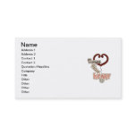 Stethoscope Nurses Have Heart T-shirts and GIfts Business Card