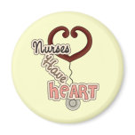 Stethoscope Nurses Have Heart T-shirts and GIfts Magnet
