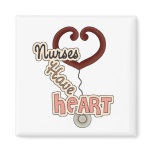 Stethoscope Nurses Have Heart T-shirts and GIfts Magnet