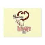 Stethoscope Nurses Have Heart T-shirts and GIfts Postcard