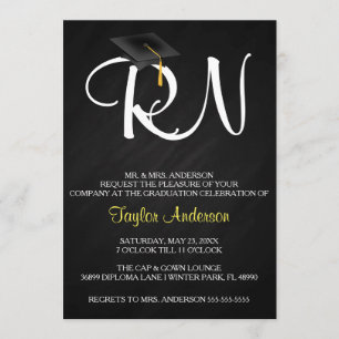 Stethoscope Nursing School Graduation Announcement