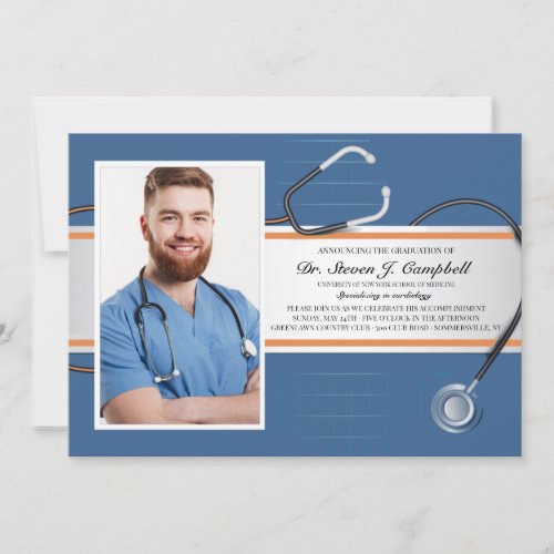 Stethoscope Photo Invitations 2