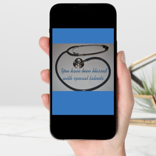 Stethoscope Physician's Assistant Graduation Card (Front Digital)