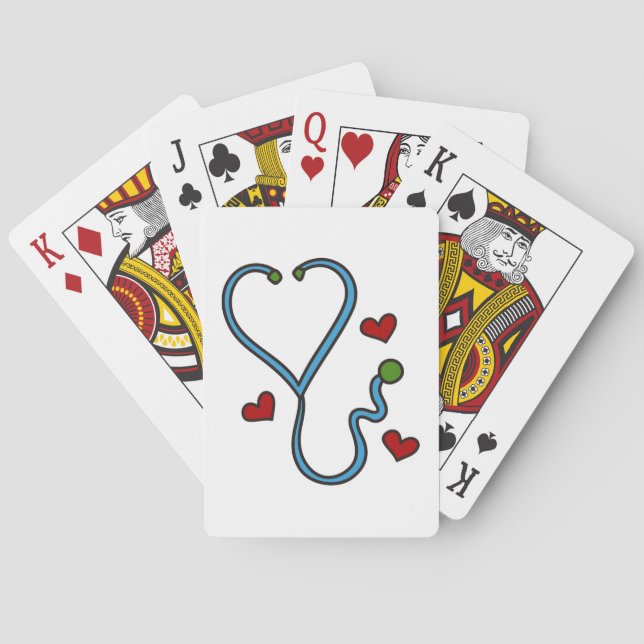 Stethoscope Poker Cards (Back)