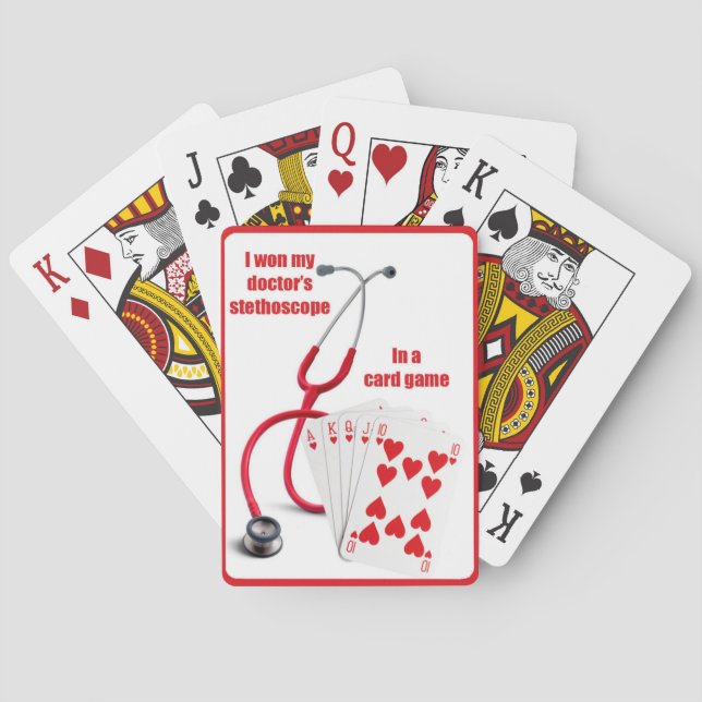 Stethoscope Poker Cards (Back)