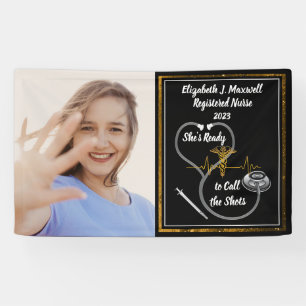 Stethoscope RN - She's Ready to Call the Shots Banner