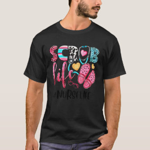 Stethoscope Scrub life nurse life T-Shirt